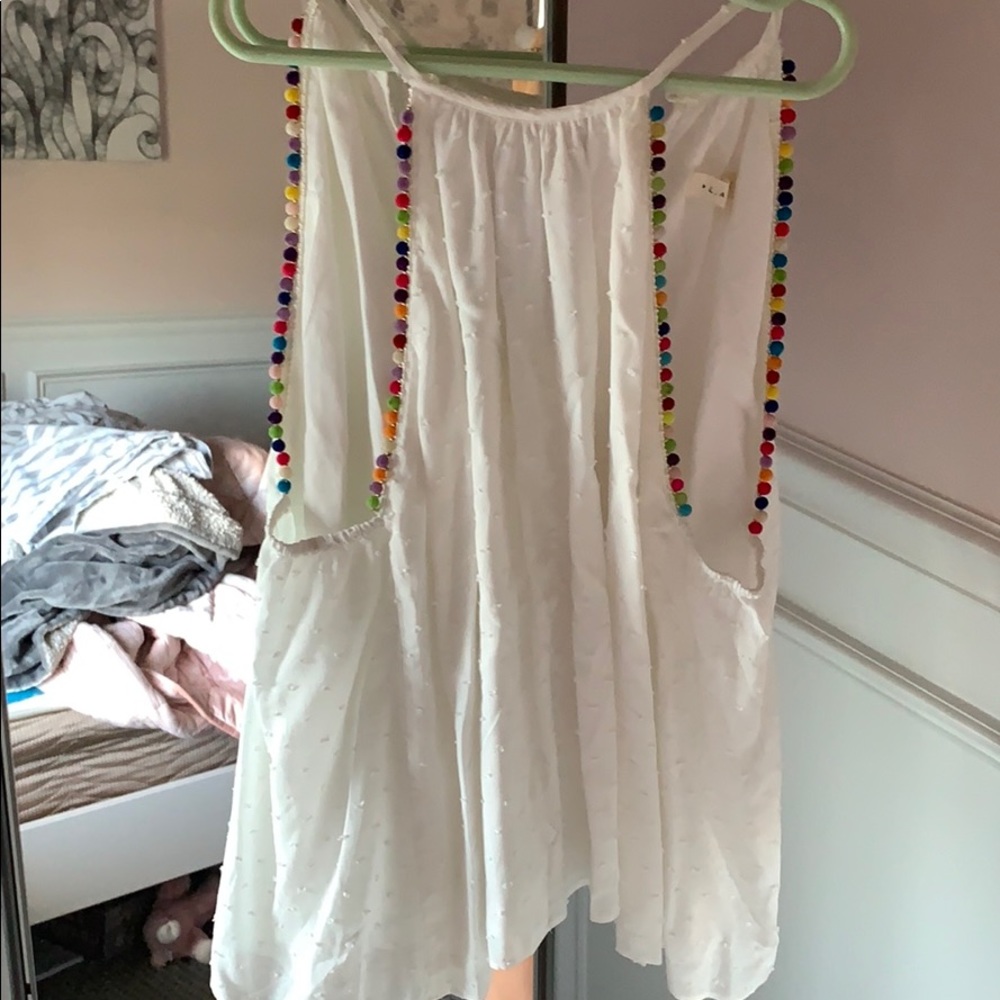 La love white halter